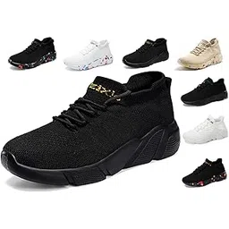 Shoes, Men's, Women's, Sneakers, Running Shoes, Sports Shoes, Athletic Shoes, Black, White, Walking Shoes, Slip-on, Training, Couples Shoes, Jogging, Thick Sole, Wide, Large, Popular, Unisex