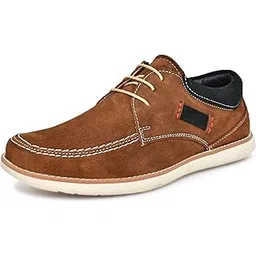 Suede Leather Casual Boat Outdoor Lace-up Shoe