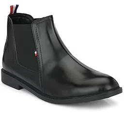 Men's Vegan Leather Formal Ankle Chelsea Boots