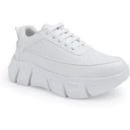 Comfort Sneakers for Women | Trendy Lace-Up Casual Shoes | Soft Cushioned Insole for Daily Use | CR22
