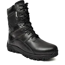 Rapid Response Army & Tactical boot side zip Genuine Leather Light Weight Shoes Boots For Men