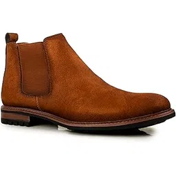 Men's Casual Suede Leather Chelsea Boots | Comfortable Winter Shoes Without Laces