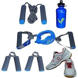 Gowin Badminton Shoe Smash Grey Size-6 with Verified Training Set