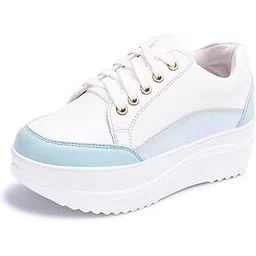 Women's Shoes for Walking Gym Training, Casual, Sports, Slip-On, Lightweight Lace up Athletics Slipon Running Sneaker for Ladies and Girls LBCNV4012