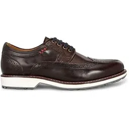 Axis Golf Shoes for Men, Leather, Rubber Cleats, Breathable Lace-up Athletic Style, Low-top, Moisture Resistant, Sports