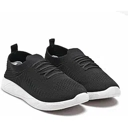 Women's Slip-on Knit Walking Shoes | Lightweight Breathable Sneakers for Women | Comfortable PVC Sole Casual Shoes for Walking, Gym, Travel, Outdoor