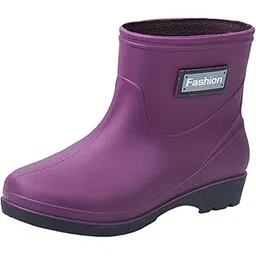 The Style Sutra Women Mid Calf Rain Boots Soft Outdoor Work Boots for Kitchen Camping Hiking 37 Shoes | Womens Shoes | Boots