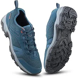 Sport Shoes for Men, Lace-Up with Style & Comfort, Lightweight Anti Skid Shoe for Running, Walking, Gym, Trekking and Hiking, Casual Footwear for Gents (Outdoor-03)