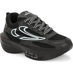 Amico Lite Sports Shoes for Men | Blue Mesh Running Shoes | Lightweight and Breathable Trainers | Anti-Slip Airmix Sole | Cushioned Insole | Stylish Gym and Walking Footwear