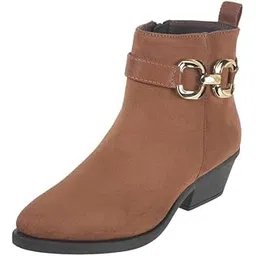 Women Casual Faux Leather Zipper Boots
