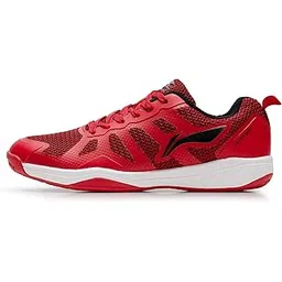 Li-Ning Ultra Max Non-Marking Badminton Shoe, Red/Black