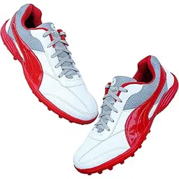 Optimus® Gold Unisex Cricket Studs Football Studs Athletic & Running Studs Shoes - Red