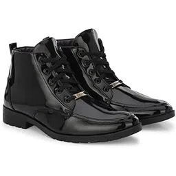 Royal VINE Latest Casual Patent Leather Boots