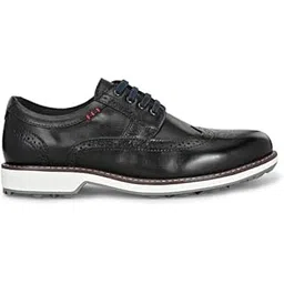 Axis Golf Shoes for Men, Leather, Rubber Cleats, Breathable Lace-up Athletic Style, Low-top, Moisture Resistant, Sports