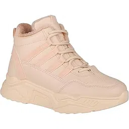 Women's Latest Lace Super Soft Sports Running Shoes Comfortable with Inner Fur Sneakers Shoes