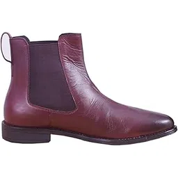 Chelsea Boot - Handmade High Ankle Boots For Men - Formal Boot Shoes - Genuine Leather Chelsea Boot