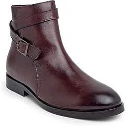 Genuine Leather High Ankle Black Classic Boots Shoes For Men