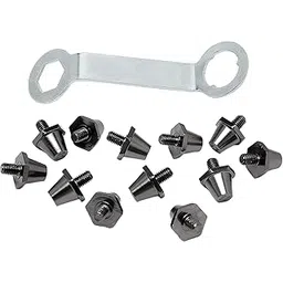 Generic 12Pcs Football Boot Studs Stable Soccer Boot Cleats for Competition Training