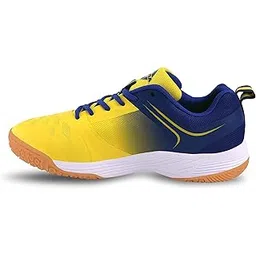 HY-Court 2.0 Badminton Shoe for Mens | Rubber Sole Shoes with Upper Mesh for Sports, Badminton, Volleyball, Squash, Table Tennis, Nonmarking Sole