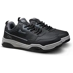 Men VEGAS-01 Stylish Casual Mid Top Sneakers and Trendy Shoes with Laces for Men & Boys | Perfect for Wearing to Outings