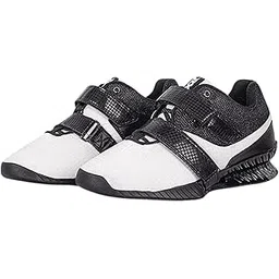 RXN Hercules Weightlifting Shoes for Men and Women - Weight Lifting Shoes for Powerlifting, Deadlifting & Crossfit - Strap and Lace-Up Gym Shoes - Non-Slip Olympic Lifting Shoes