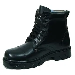 Pure Leather DMS Boots: Leather Upper, Lining, Breathable Socks With Memory Foam Cushioning for Optimum Comfort