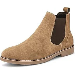 Men's Suede Leather Chelsea Boots