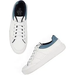 Women Comfortable Laceup Snakeer with Heels, for for Casual, Walking & Daily Use