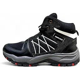 quechuaa-6 ultra light weight Trekking Shoes for Men Hiking Shoes for Men for Outdoor High Neck Shoes for Men Anti Skid Boot Shoes for Men for Hiking, Water proof/Repelent Trekking Shoes Men.