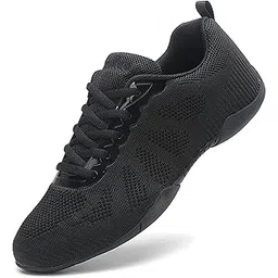 Girls White Cheerleading Cheer Shoes Womens Dance Sneakers Athletic Training Tennis Breathable Competition Walking Shoes