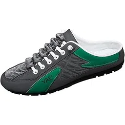 CALANDIS® Casual Sports Shoes Loafers Slippers Low Top Pants Men Slip on Mule Sneakers 44 | Men's Shoes