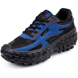 Colossus Men's Chunky All-Terrain Sneakers with Rugged Outsole & Ortholite Insole | Outdoor Trail Walking Shoes | Breathable Mesh & Synthetic Uppers