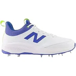 Men's Cricket Shoes Ck4030 W5, Uk8 White Blue