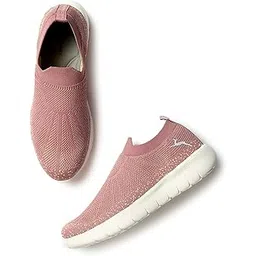 Marc Loire Women's Lightweight Athleisure Knitted Active Wear Slip-On Sneaker Shoes for Sports, Athletics, and Walking