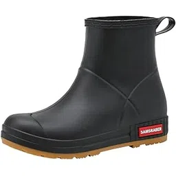 Women Rain Boots Waterproof Anti Slip Rainboots for Outdoor Hiking Traveling 235cmx17cm black|Clothing Shoes & Accessories | Womens Shoes | Boots