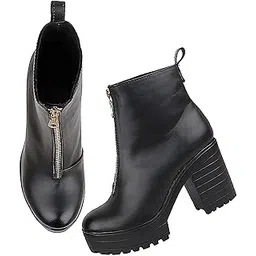 Smart Casual Fashionable Comfortable Stylish Front Chain Boots for Girls Boots For Women
