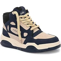 Mens High-Top Chunky Sneakers with Colorblock Design, Cushioned Footbed and Durable Outsole Suitable for Travel, Walking, Outdoor Activities and Urban Street Style(59)