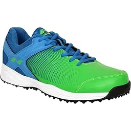 Nivia Field-I Cricket Shoes for Men (Numeric_6) Green/Blue