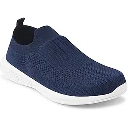 Memory Foam Men's Casual Knitted Slip-On Shoes | Comfortable Lightweight Walking Shoes for Office Travel for Boys and Men | Sizes 6-10