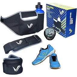 Gowin Badminton Shoe Smash Sky Size-6 with Verified Walking Set