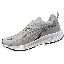 Men’s Running Shoes I Comfortable I Lightweight I Breathable Sneakers for Walking & Everyday Wear (Grey)