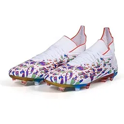 Anza Pizo Multi Colour High Ankle Football Boot for Men&Women - Super Light Weight and Durable Stud