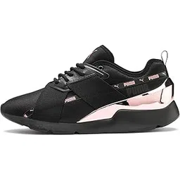 Womens Muse X-2 Metallic Wn S Black-Rose G Sneaker