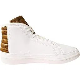 Basketball Culture Professional Basketball Shoes, Milk White/Gold Brown - 10 US
