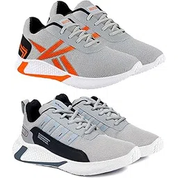 No. Exclusive Men's Sport Shoes, Walking Shoes, Training Shoes, Sneaker Shoes (Set of 2 Pair)