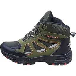 quechuaa-8 ultra light weight Trekking Shoes for Men Hiking Shoes for Men for Outdoor High Neck Shoes for Men Anti Skid Boot Shoes for Men for Hiking, Water proof/Repelent Trekking Shoes Men.
