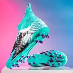 High-Top Soccer Cleats for Men: Enhanced Performance Training Shoes for Grass Fields