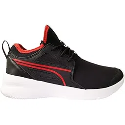 Basketball Culture Professional Basketball Shoes, Black/Crimson White - 10.5 US