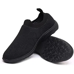 Casual Shoe for Men, Stylish & Comfortable Footwear, Eva, Knitted Upper Lightweight & Breathable, Secure Fit, Walking, Running, Gym Shoe, Size - 3 to 8 UK