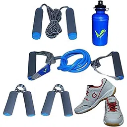 Gowin Badminton Shoe Smash Grey Size-7 with Verified Training Set